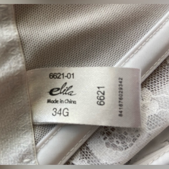 Lovely 34G longline white lace strapless bustier with straps attached. - Picture 3 of 5